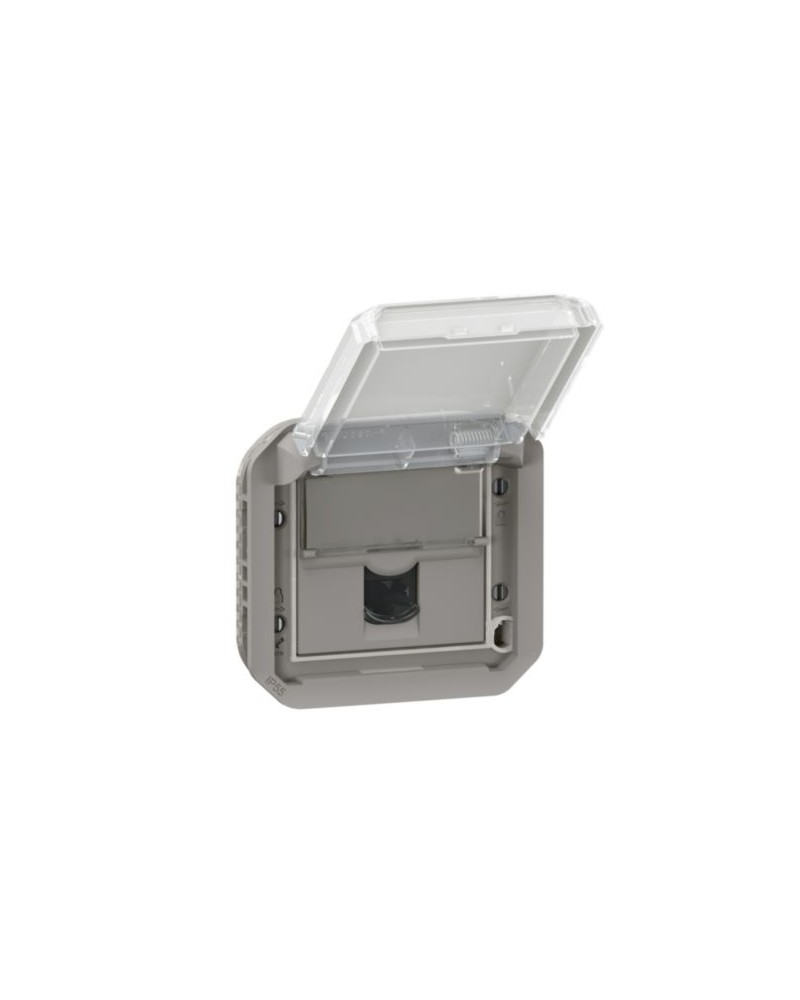 Prise Rj45 Catégorie 6 Ftp Plexo Composable Gris