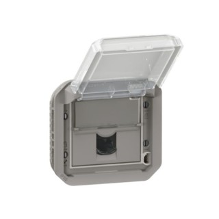 Prise Rj45 Catégorie 6 Ftp Plexo Composable Gris