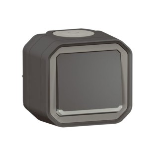Interrupt ou va-et-vient lumineux10AX 250V Plexo complet saillie