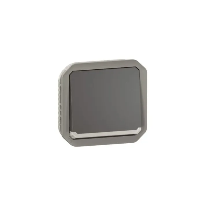 Interrupteur Ou Va-Et-Vient Témoin 10Ax 250V Plexo Composable Anthracite