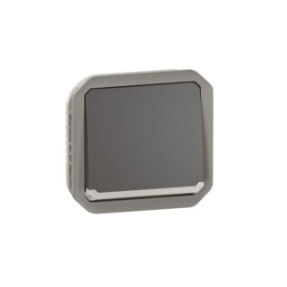 Interrupt ou va-et-vient lumineux 10AX 250V Plexo compos anthrac