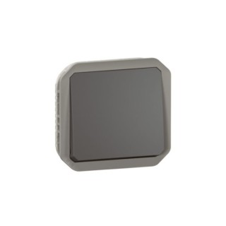 Poussoir NO Plexo composable anthracite