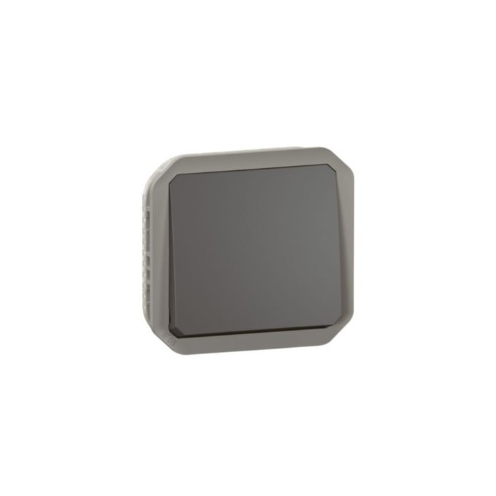 Poussoir NO Plexo composable anthracite