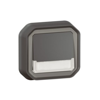 Poussoir No-Nf Lumineux Porte-Étiquette Plexo Complet Encastré A