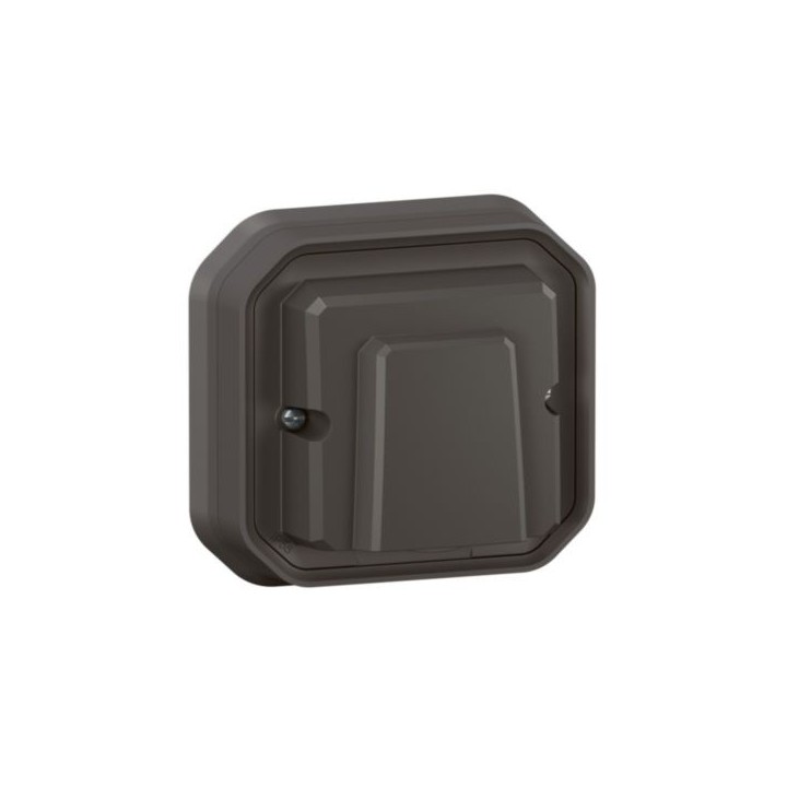 Sortie de câble 16A Plexo complet encastré anthracite