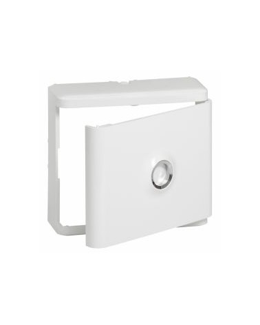 Habillage + Porte Blanche Pour Platines De Branchement Drivia - Blanc Ral9003