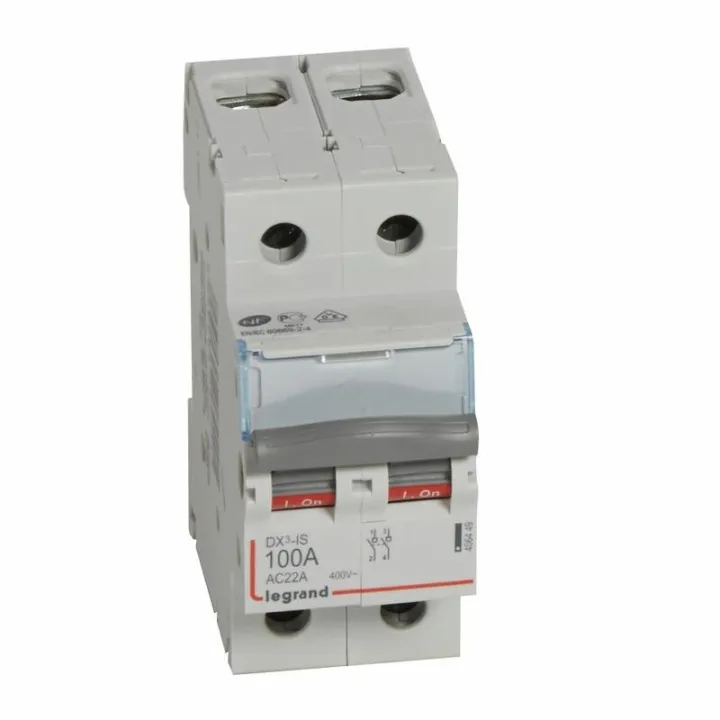 Interrupteur-Sectionneur Dx³-Is 2P 400V~ - 100A - 2 Modules
