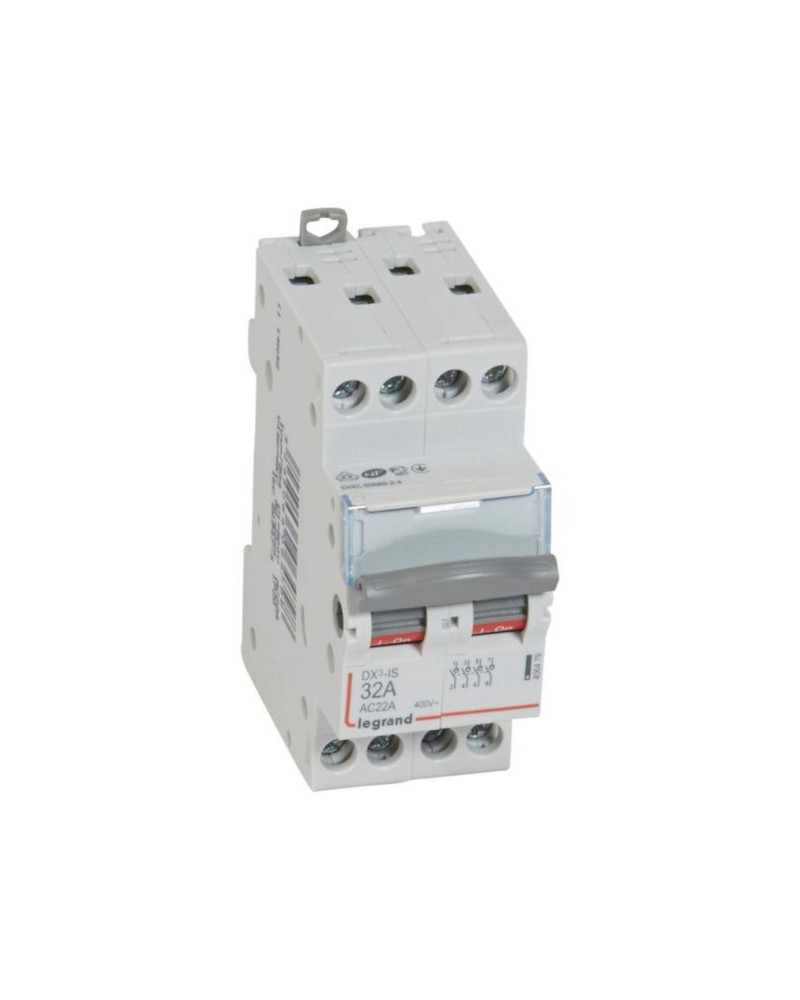 Interrupteur-Sectionneur Dx³-Is 4P 400V~ - 32A - 2 Modules