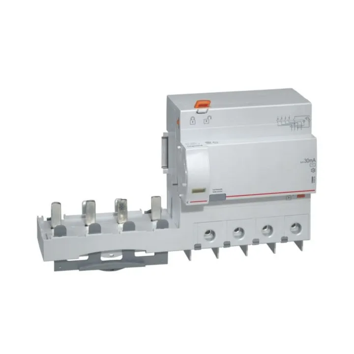 Bloc Diff Adaptable À Vis Dx³ Pour Disj 1,5 Module/Pôle 4P 125A Typeac 30Ma