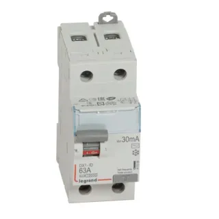 Interrupteur Différentiel Dx³-Id Haut/Bas Vis - 2P 230V~ 63A Typeac 30Ma - 2 Mod