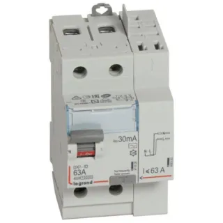 Interrupteur Différentiel Dx³-Id Haut Vis/Haut Auto 2P 230V~ 63A Ac 30Ma - 3 Mod