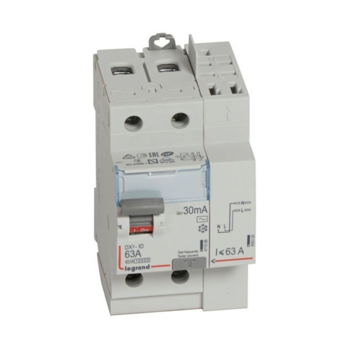 DX3-ID 2P 63A AC 30MA TGA