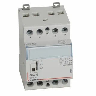 Contacteur Puissance Cx³ Silencieux Bobine 230V~ -4P 400V~ 40A - 4F -3 Modules