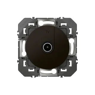 Prise Tv Simple Étoile Blindée Dooxie - Noir