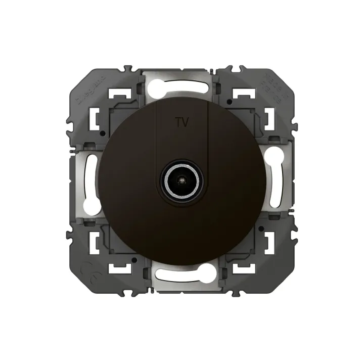 Prise Tv Simple Étoile Blindée Dooxie - Noir