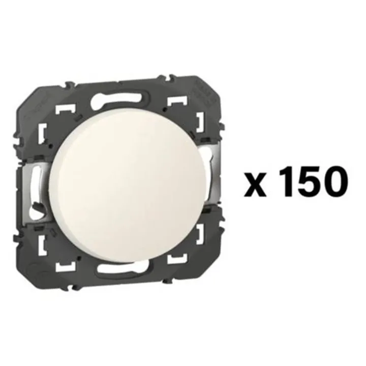 Lot De 150 Interrupteurs Ou Va-Et-Vient Dooxie 10Ax 250V~ Finition Blanc