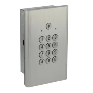 Clavier Codé Compact 2 Relais Finition Argent