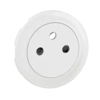 Enjoliveur Prise 2P+T Surface Céliane - Blanc
