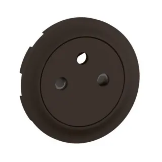 Enjoliveur Prise 2P+T Surface Céliane - Noir