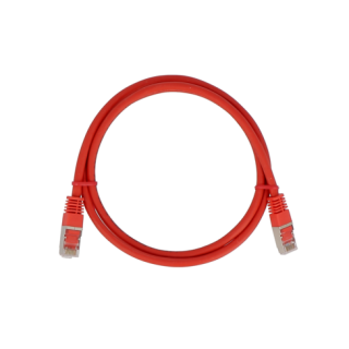 Cordon Cat6A F/UTP Rouge 0,50m (500Mhz) LSZH Snagless