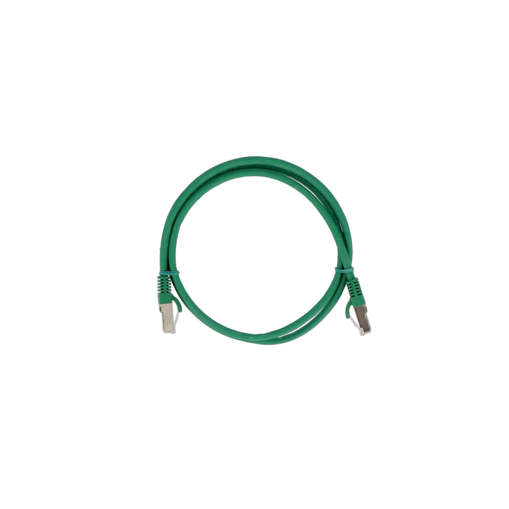 Cordon Cat6A F/UTP Noir 0,50m (500Mhz) LSZH Snagless