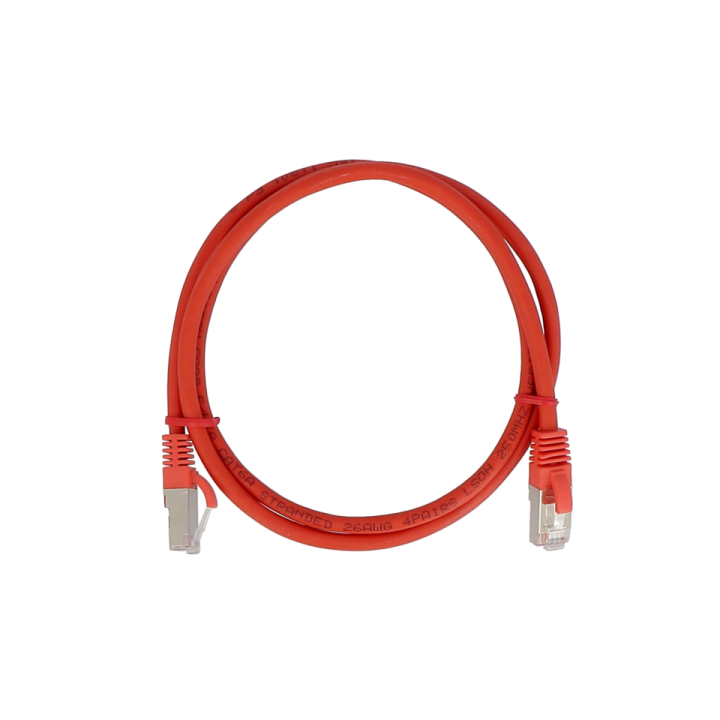 Cordon Cat6A F/UTP Bleu 1m (500Mhz) LSZH Snagless
