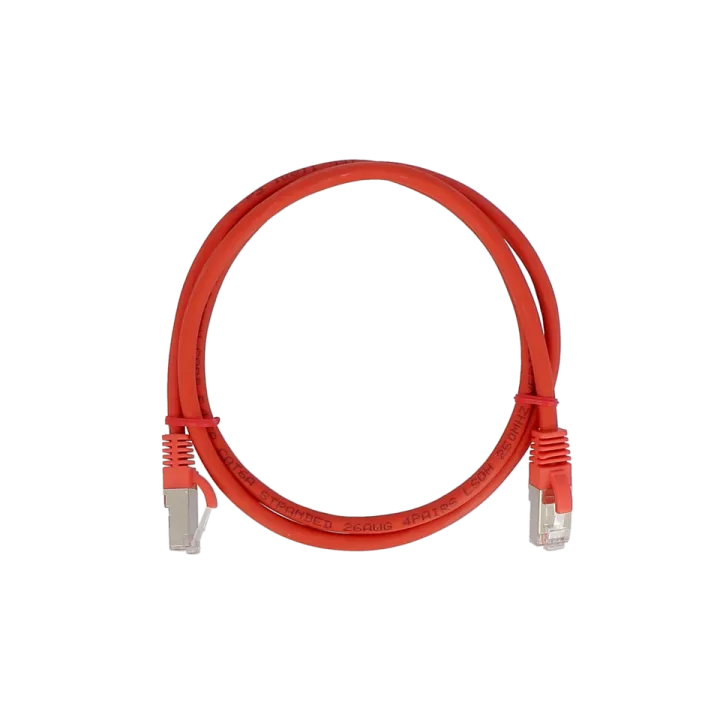 Cordon Cat6A F/Utp Bleu 1M 500Mhz Lszh Snagle