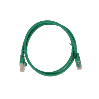 Cordon Cat6A F/UTP Vert 1m (500Mhz) LSZH Snagless