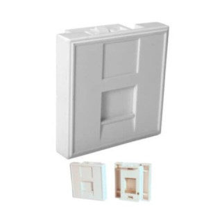 Plastron avant 45x45 1 port Keystone