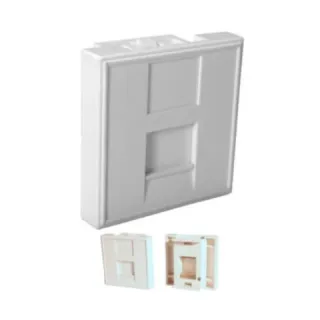 Plastron Avant 45X45 1 Port Keystone