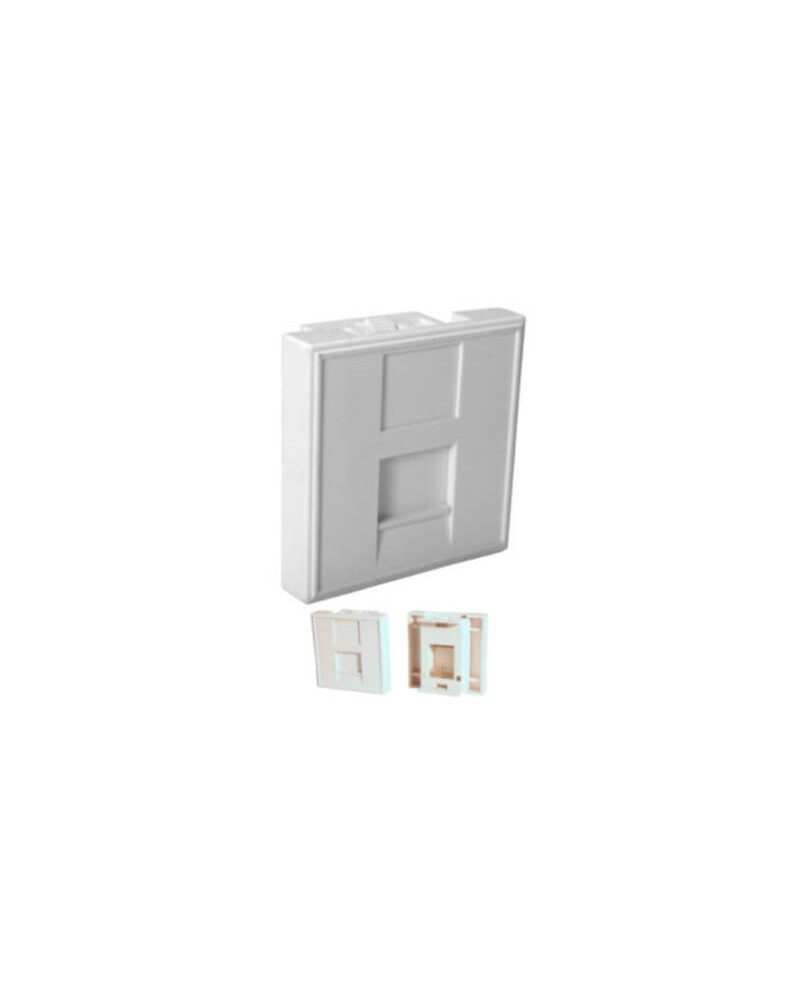 Plastron Avant 45X45 1 Port Keystone