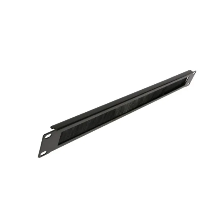Passe Cordon 19" 1U Noir Balai Nu