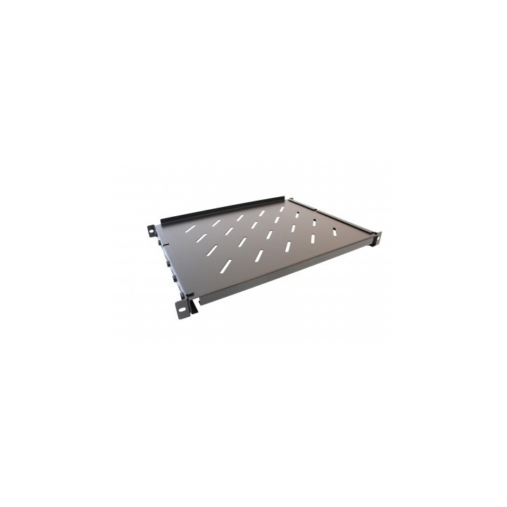 Plateau Fixe Ventilé 19" 1Ux300 Charge 30 Kg Noir