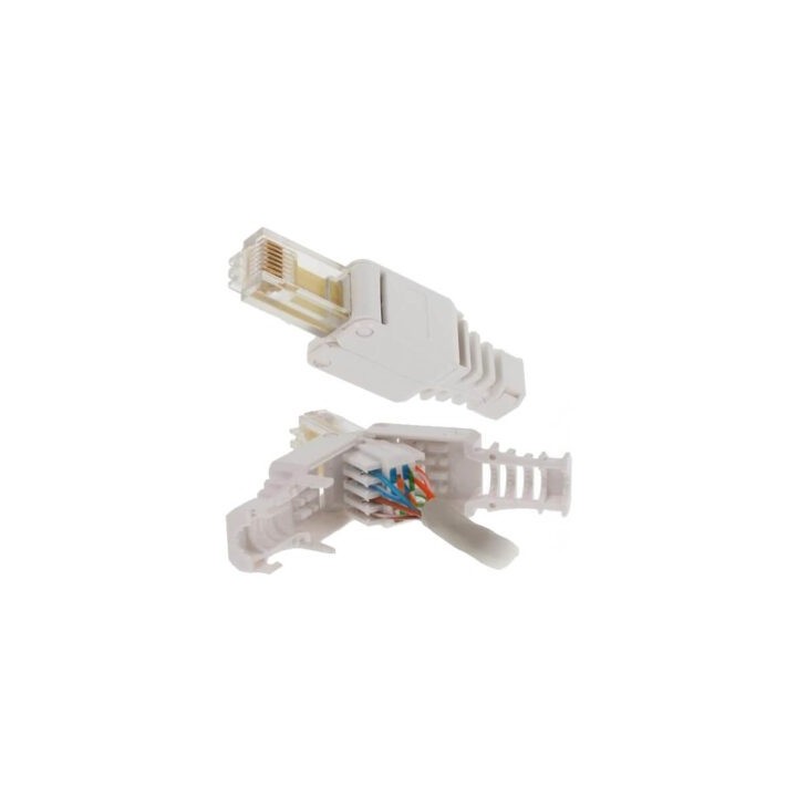 Plug RJ45 Cat6 UTP sans outil AWG26/24 manchon intégré