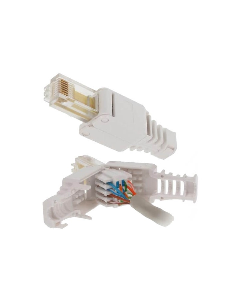 Plug Rj45 Cat6A Ftp Sans Outil Awg27/22 5/9Mm