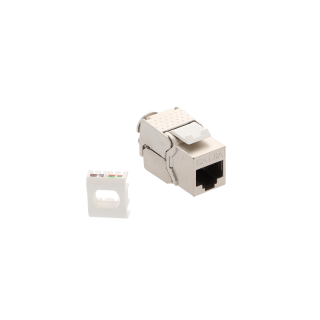 Noyau RJ45 Cat6A Totalement Blindé Sans outil Keystone Gamm