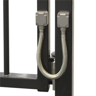 Gaine de passage renforçée en acier inoxydable 450mm