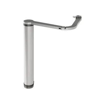 Ferme-Portail Motorisé+Bra Articulé Pour Portillons-Argent