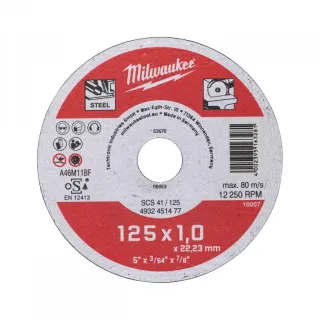 Disque Tronc 125Mm Épai 1 Mm Contractor