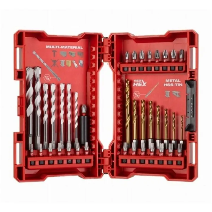 Coffret Shockwave Red Hex & Multimateriaux 39 Pc
