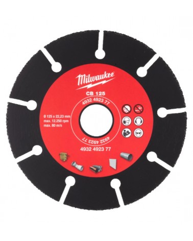 Disque Carbure 125Mm-1 Pièce