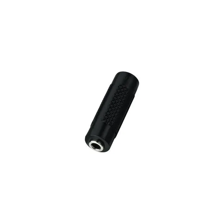 Adaptateur 2 X Jack 3,5 Femelle Stéréo, Corps Plastique