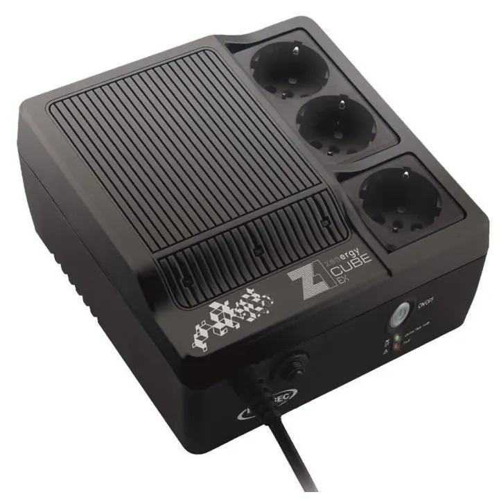 Z1 Zencube Ex 600 - Onduleur Haute Fréquence 600 Va 3 Prises Fr/Schuko