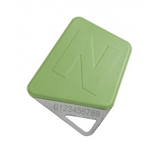 Badge mifare format clé vert code site Noralys*