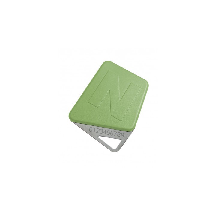 Badge mifare format clé vert code site Noralys*
