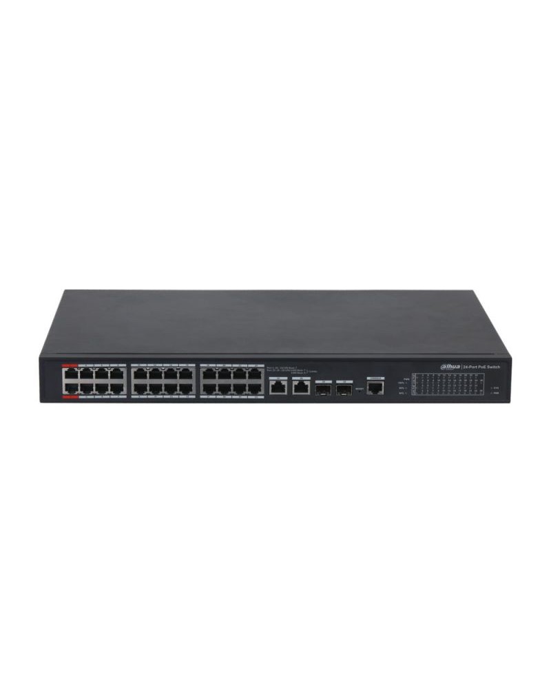 Switch 24 Ports Poe + 2 Gigabit Uplink + 2 Sfp