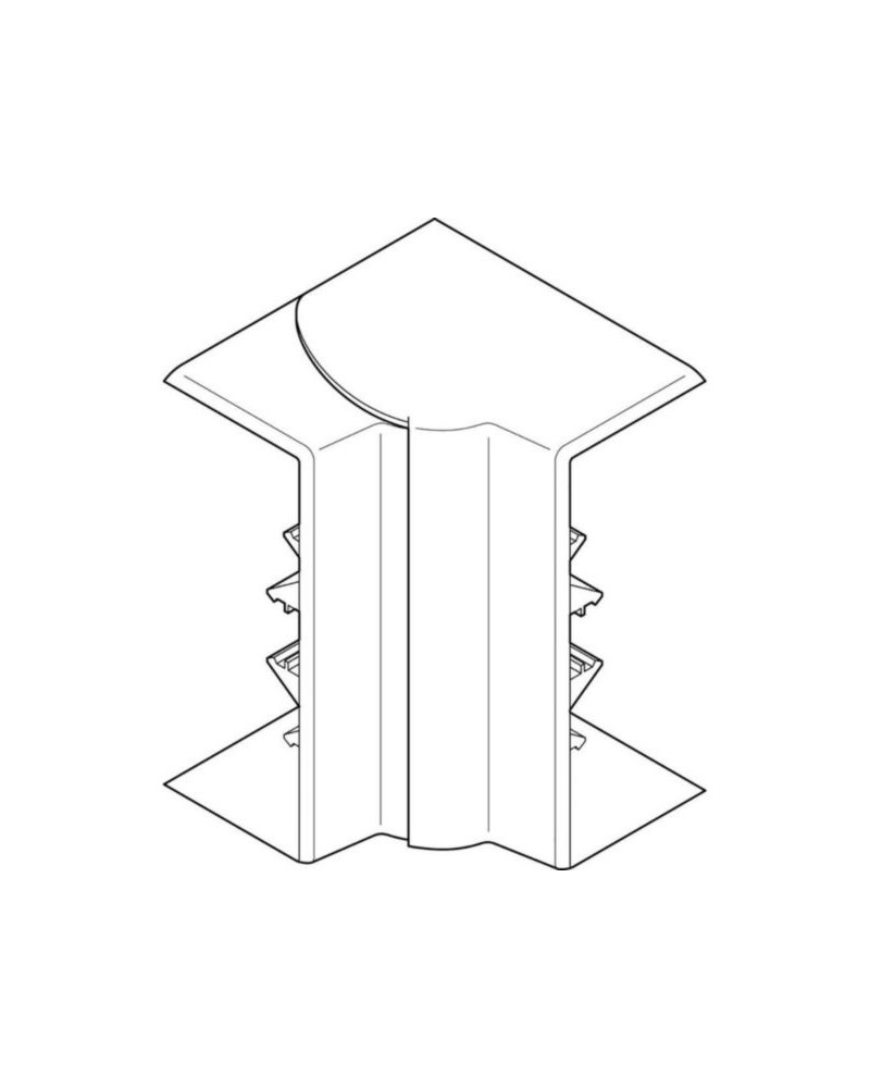 Angle Intérieur Variable 80°À 120°-Pour Goulotte Logix, Logix Zh 190X50Mm-Blanc