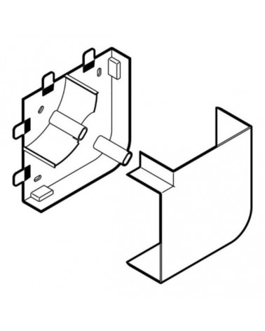 Angle Plat - Pour Goulotte Logix Et Logix Zh 190X50Mm - Blanc Artic