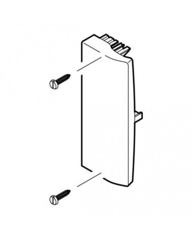 Embout - Pour Goulotte Logix Et Logix Zh 190X50Mm - Blanc Artic