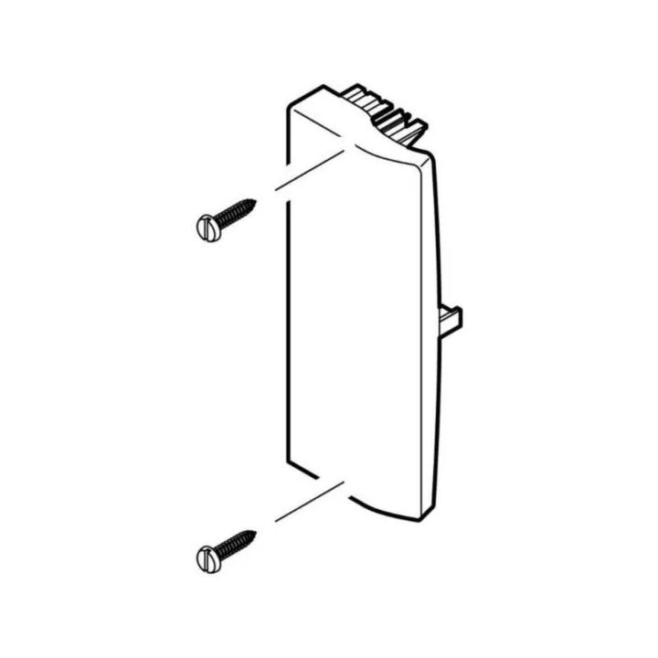 Embout - Pour Goulotte Logix Et Logix Zh 190X50Mm - Blanc Artic